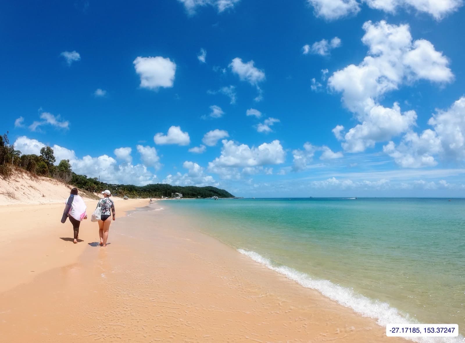 Photograph taken near Moreton Island
