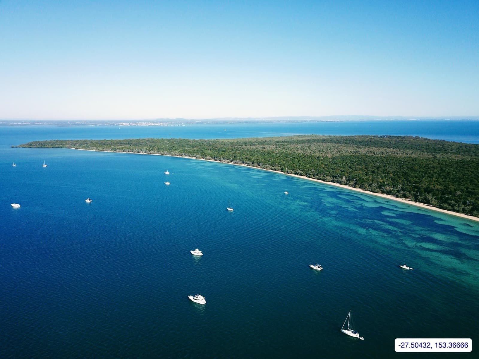 Photograph taken near Peel Island