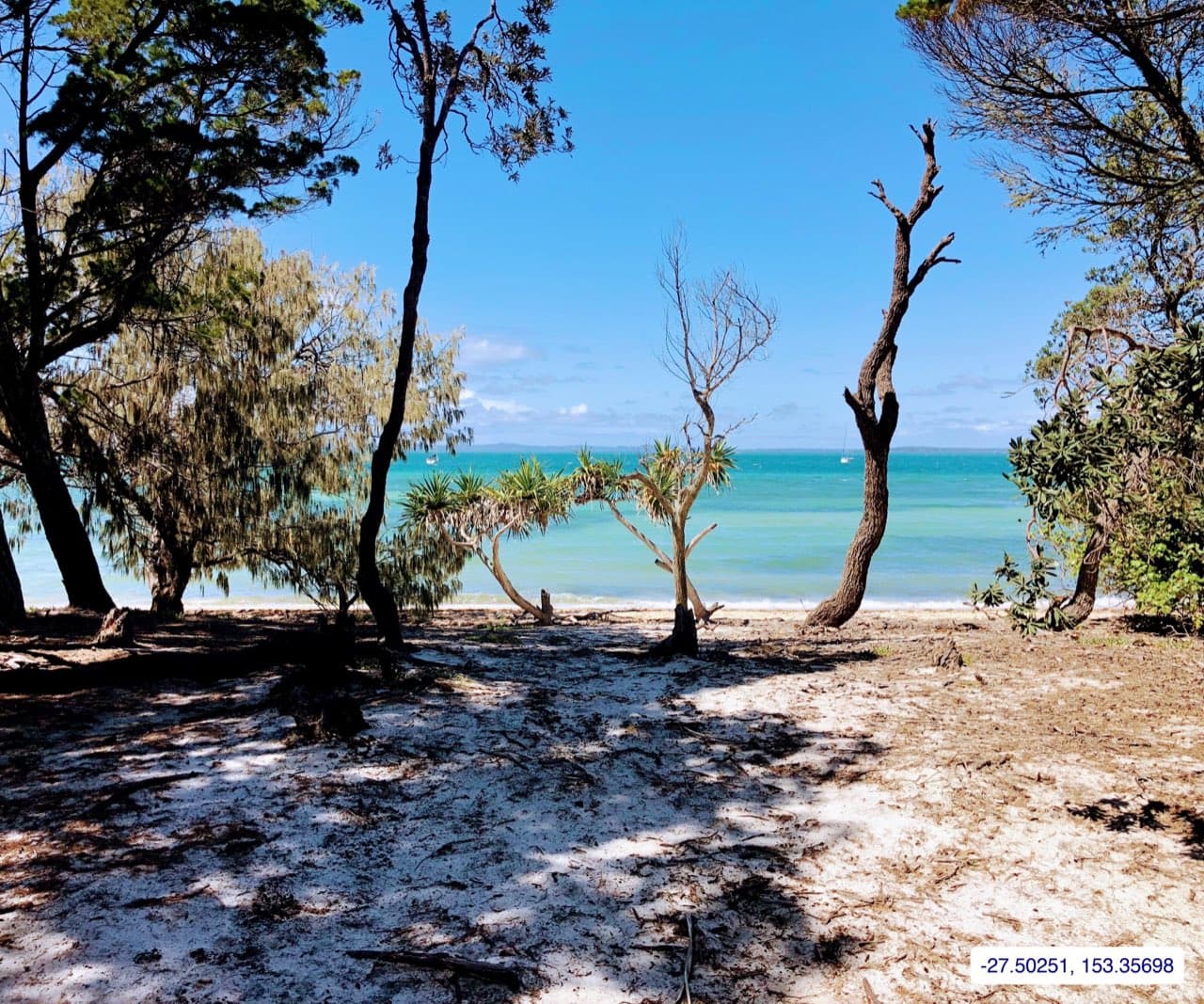Photograph taken near Peel Island