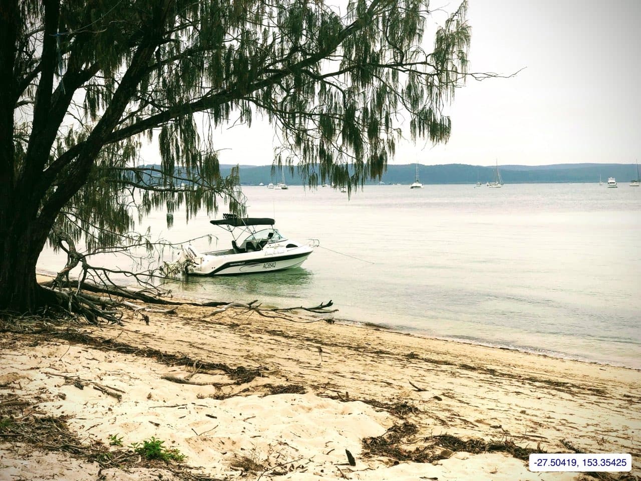 Photograph taken near Peel Island