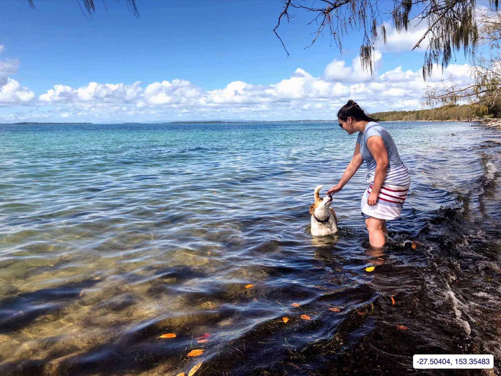 Photograph taken near Peel Island