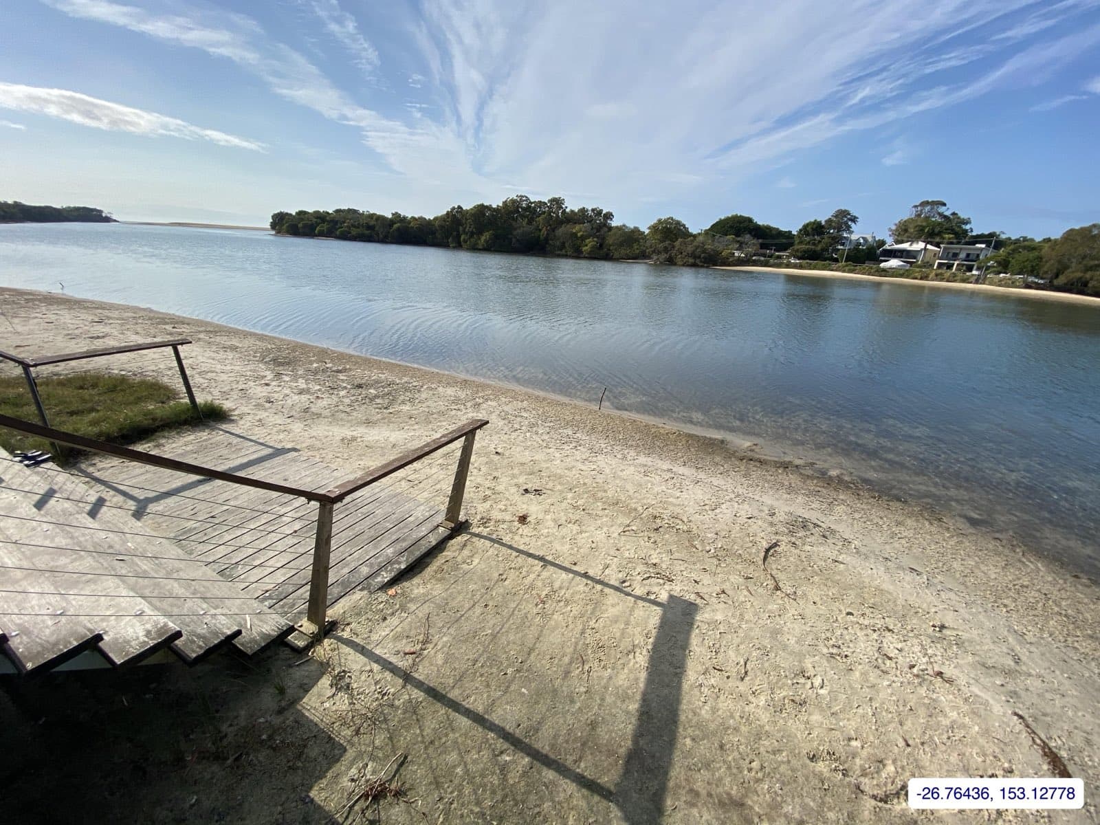 Photograph taken near Moreton Bay mainland