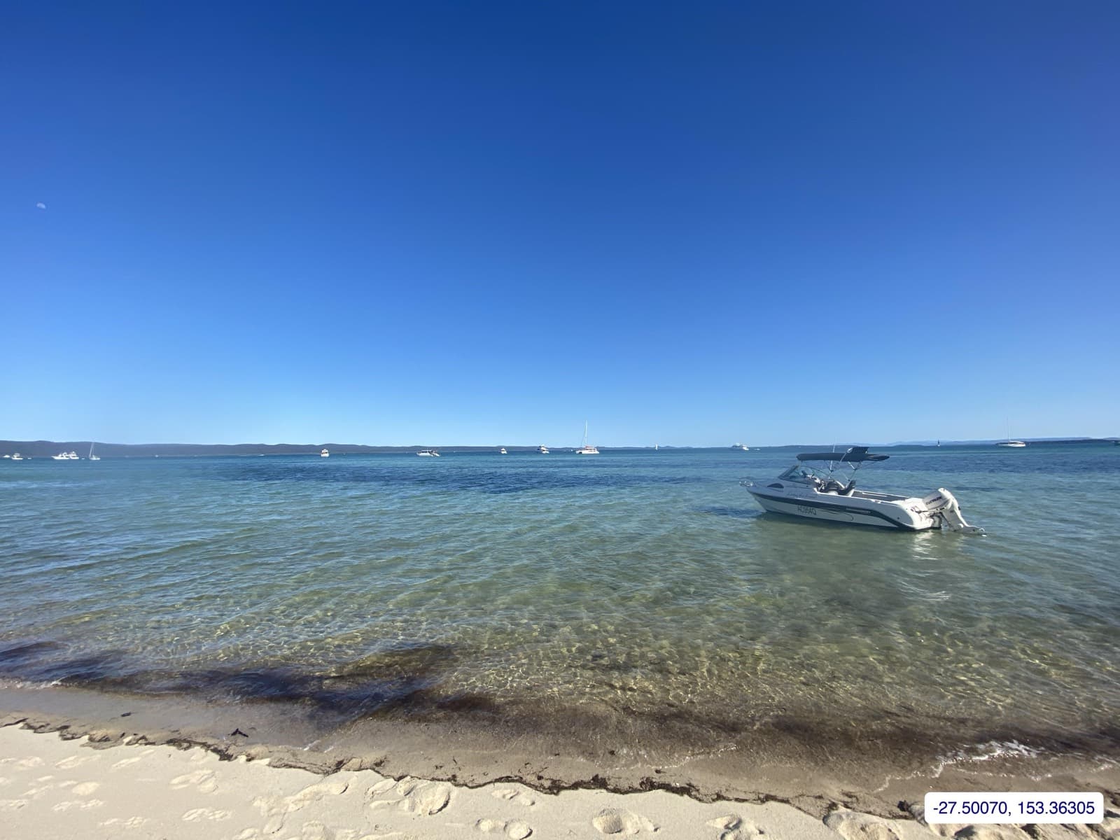 Photograph taken near Peel Island