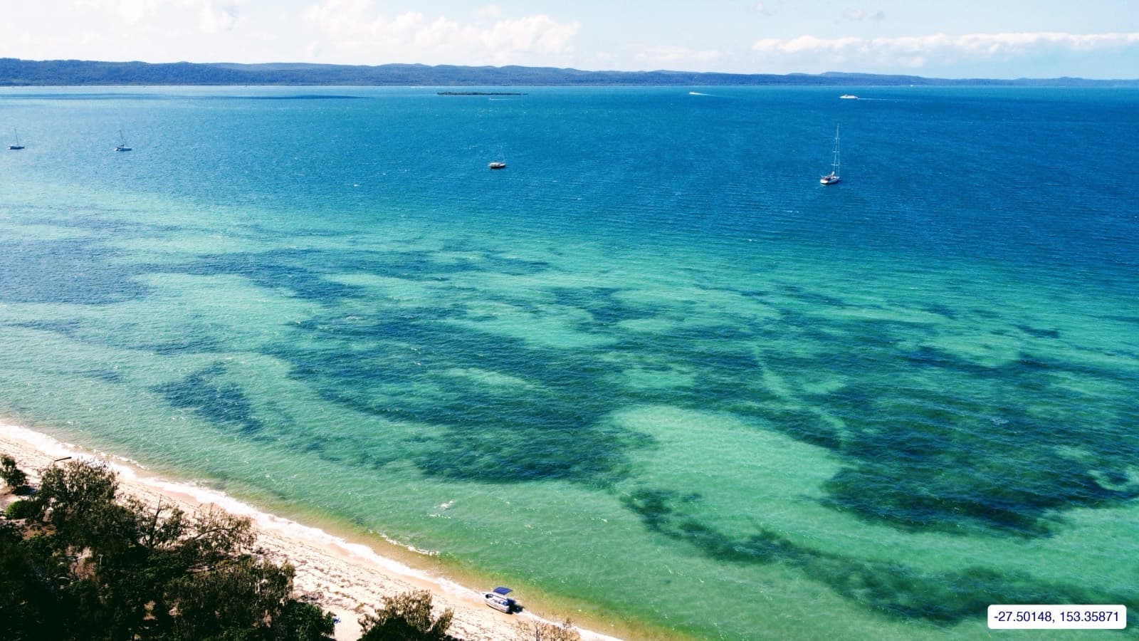 Photograph taken near Peel Island