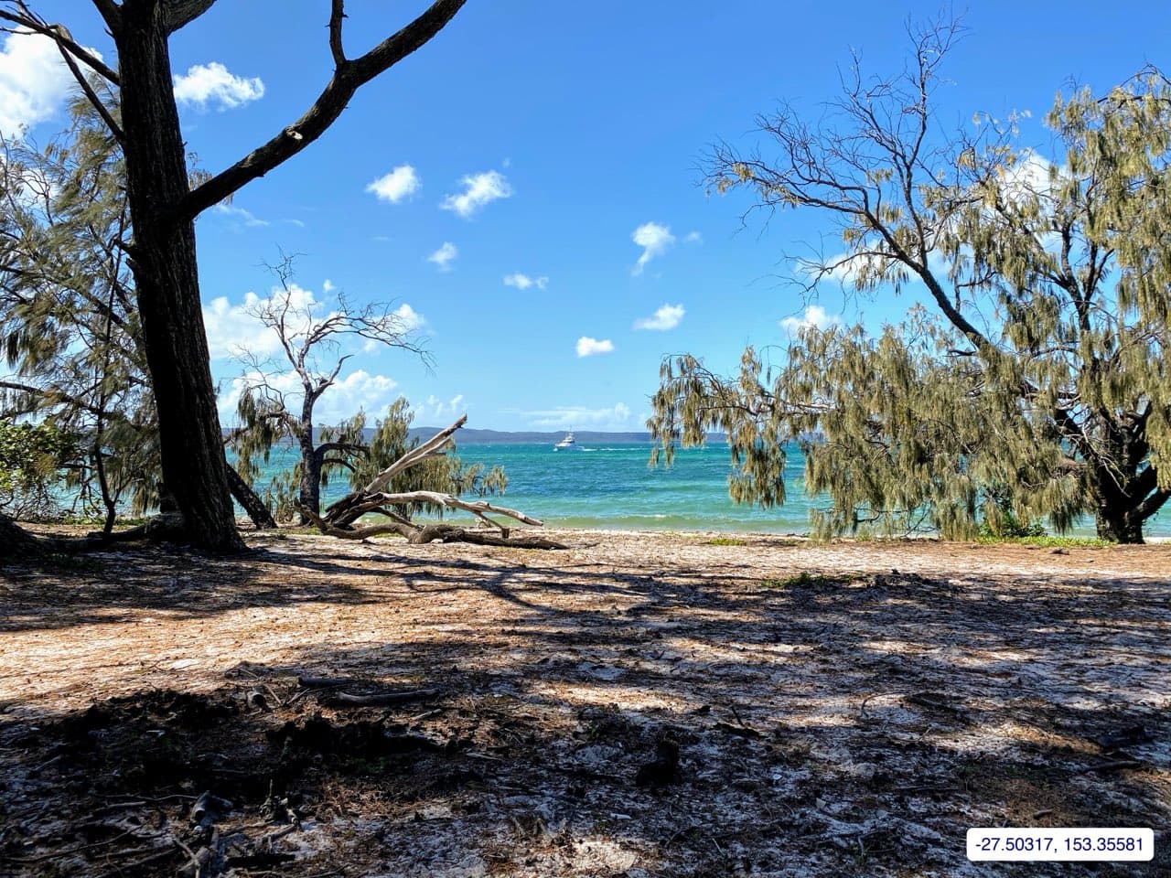 Photograph taken near Peel Island