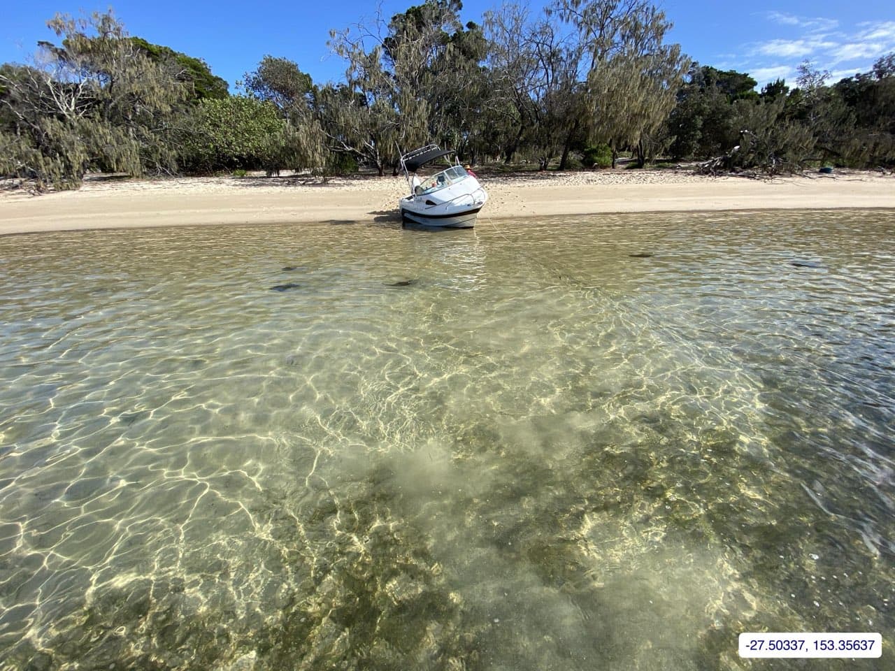 Photograph taken near Peel Island