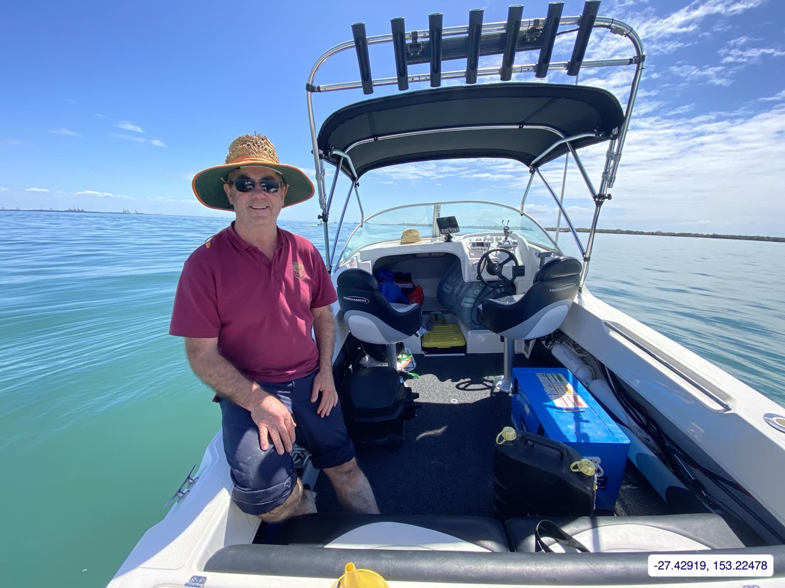 Photograph taken near Moreton Bay mainland