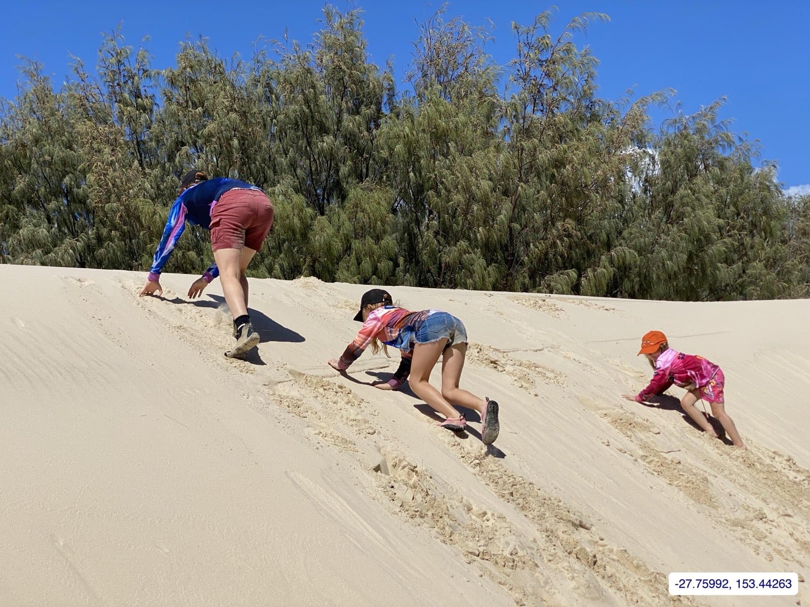 Photograph taken near South Stradbroke Island