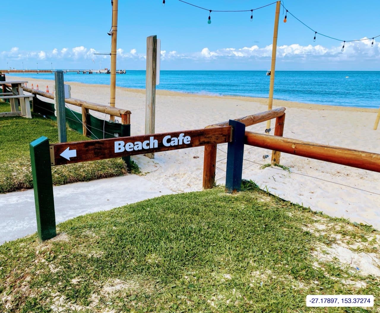 Photograph taken near Moreton Island
