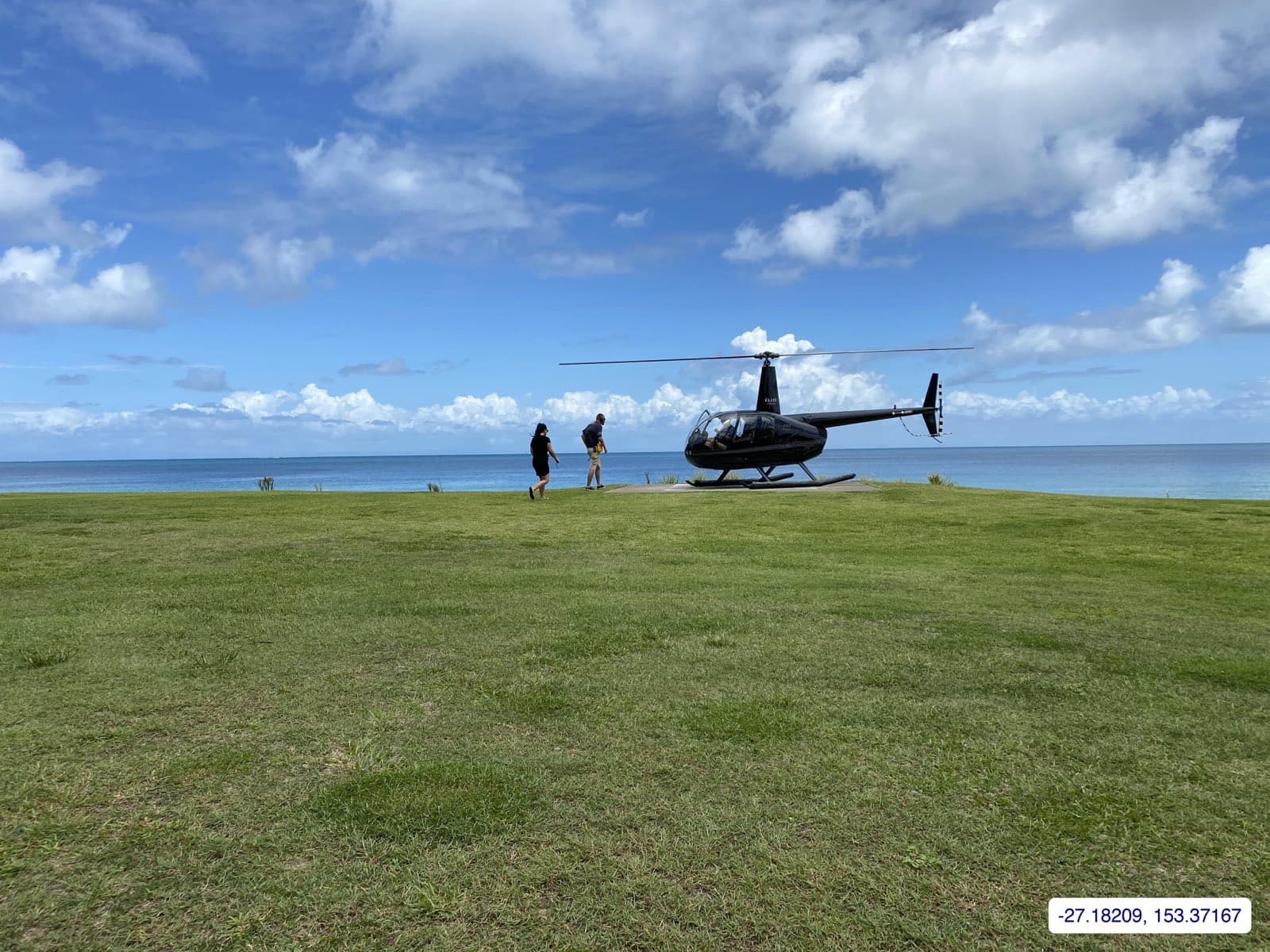 Photograph taken near Moreton Island