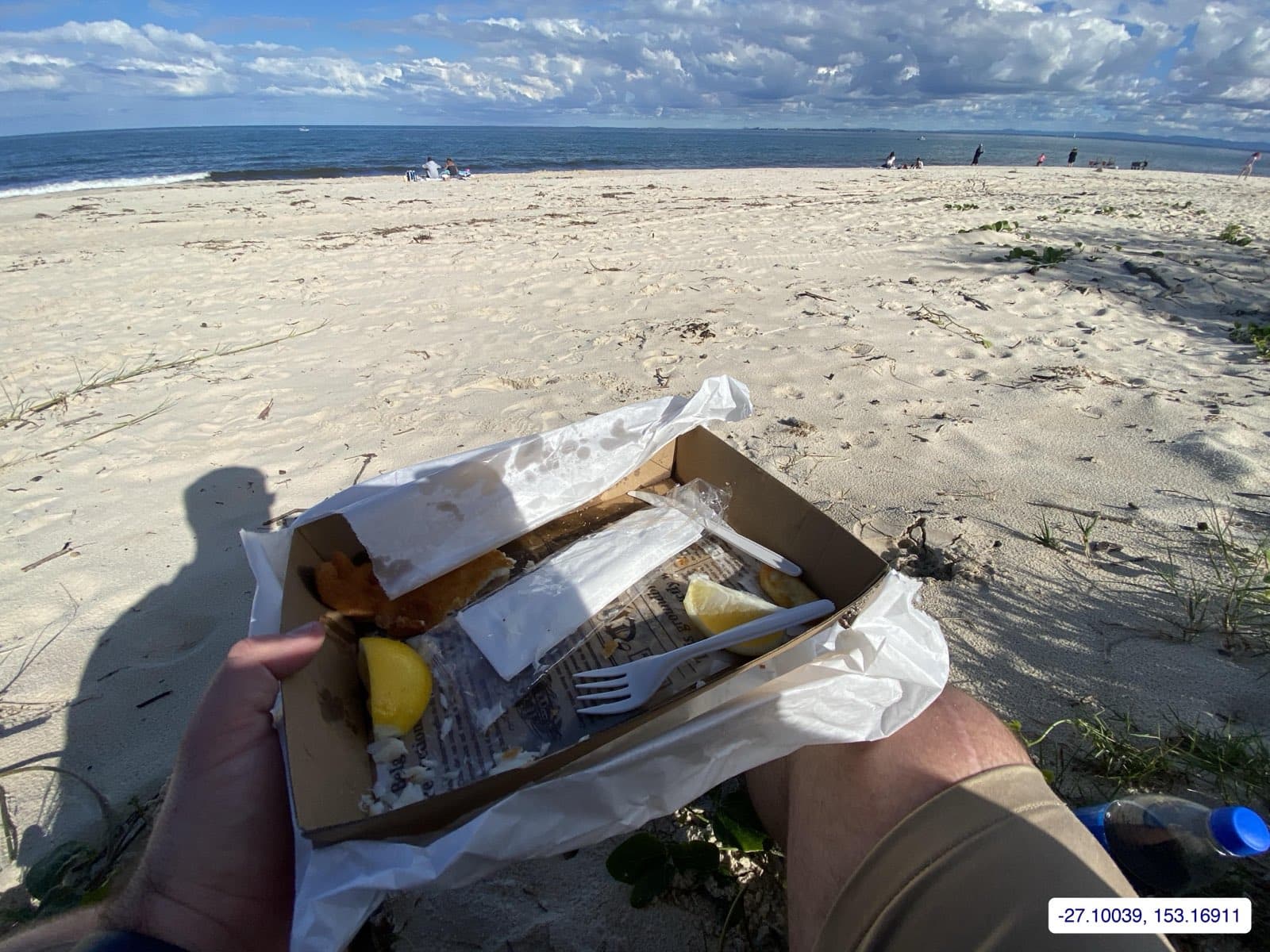 Photograph taken near Moreton Bay mainland