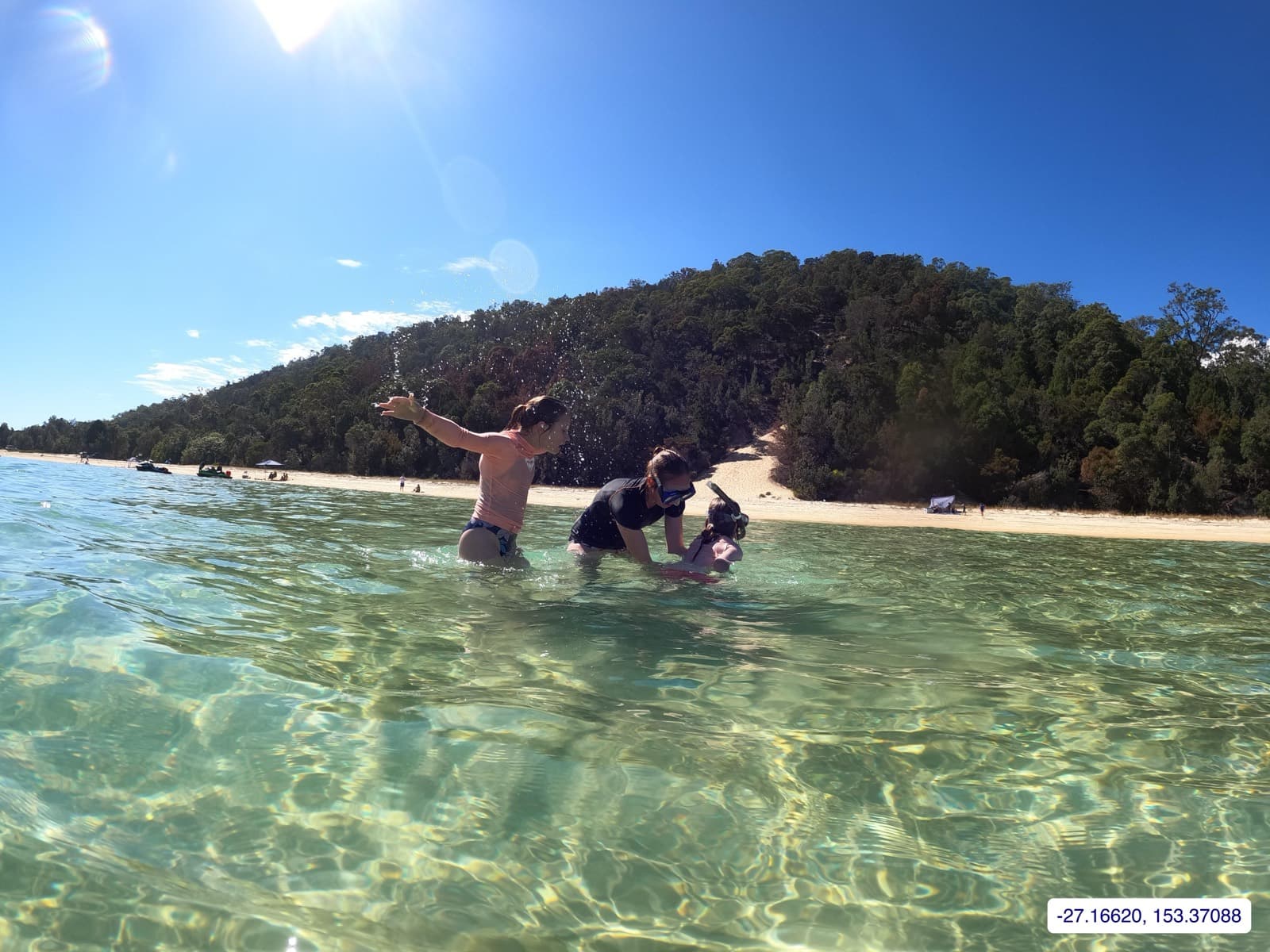 Photograph taken near Moreton Island