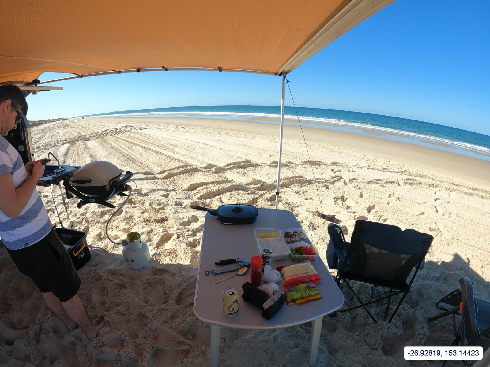 Photograph taken near Bribie Island