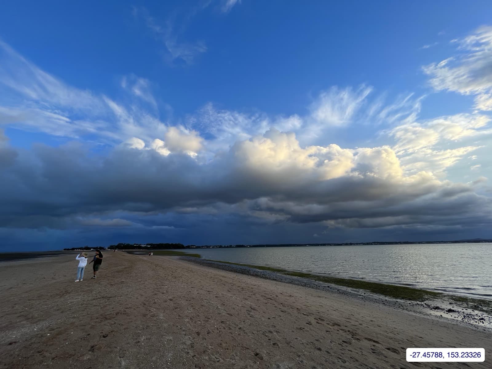 Photograph taken near Moreton Bay mainland