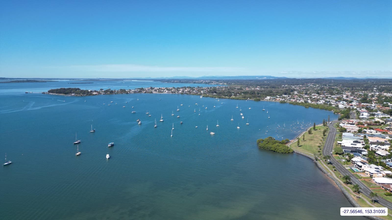 Photograph taken near Moreton Bay mainland