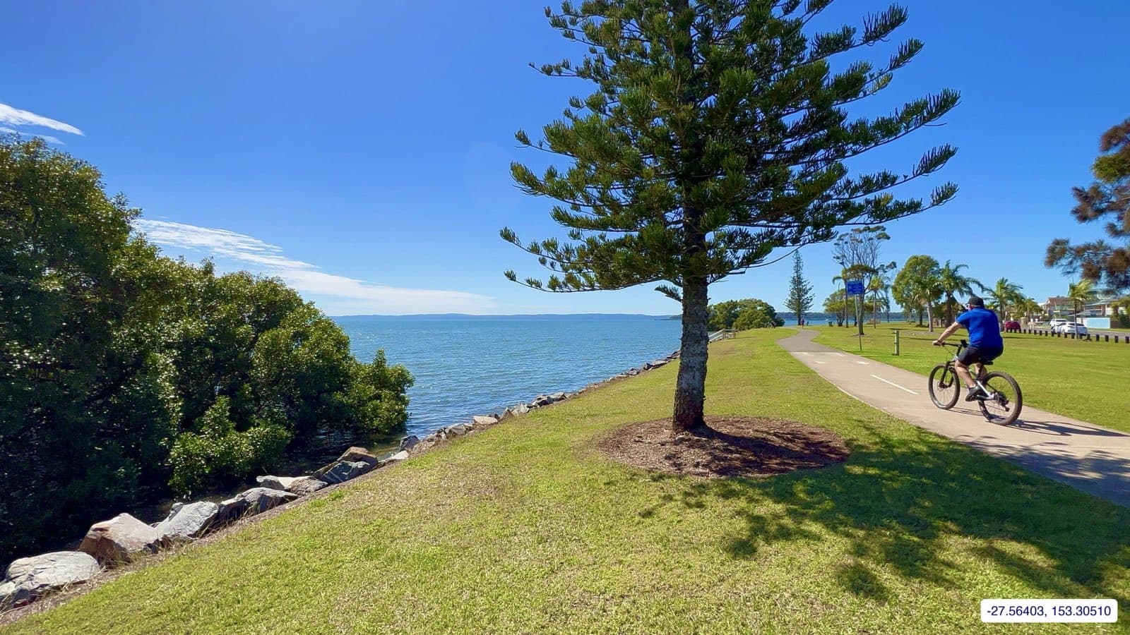 Photograph taken near Moreton Bay mainland