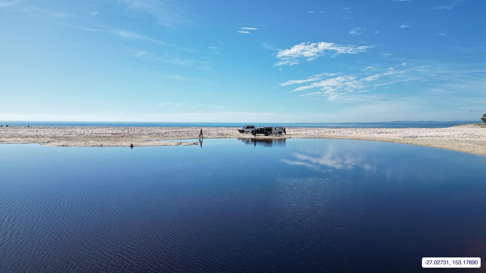 Photograph taken near Bribie Island