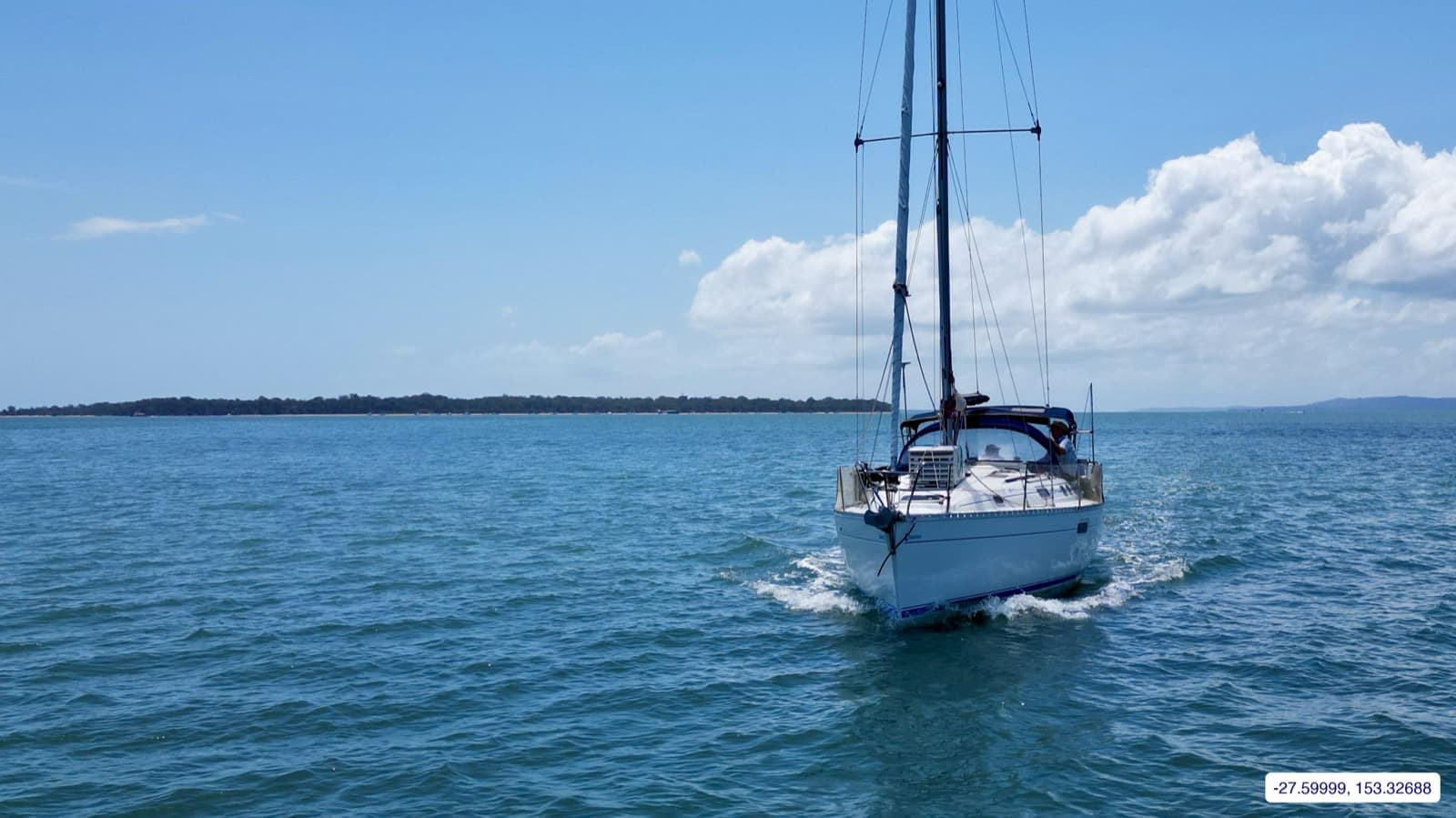 Photograph taken near Moreton Bay mainland