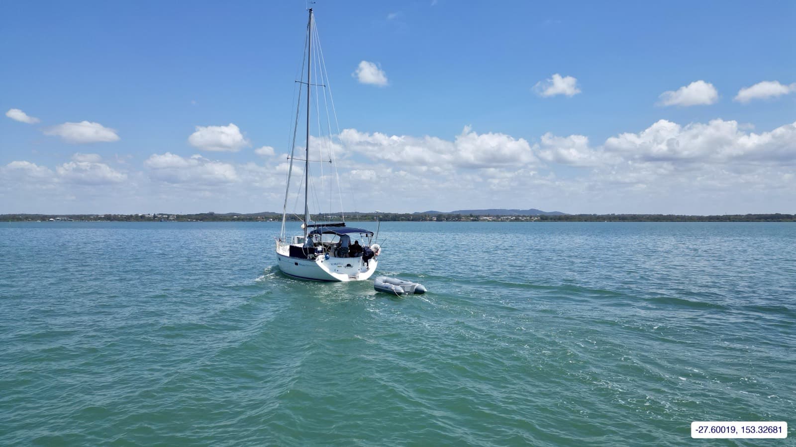 Photograph taken near Moreton Bay mainland