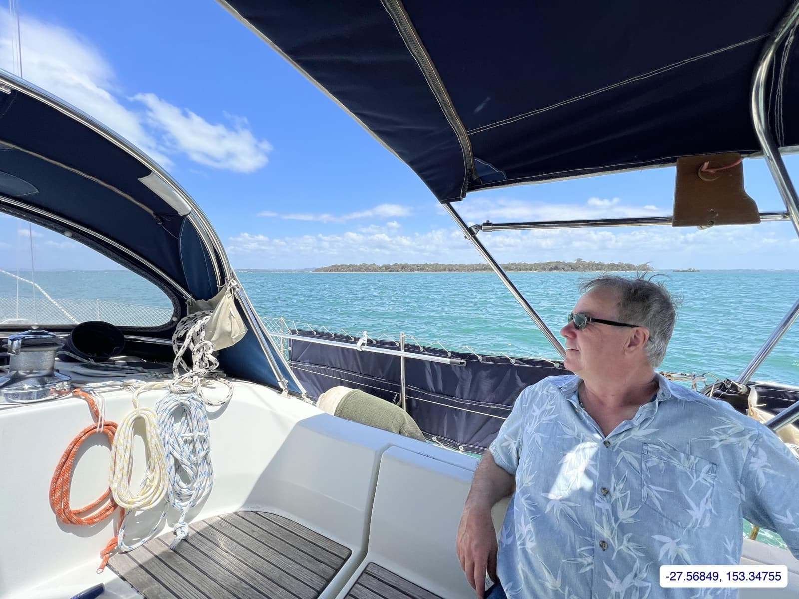 Photograph taken near Moreton Bay mainland