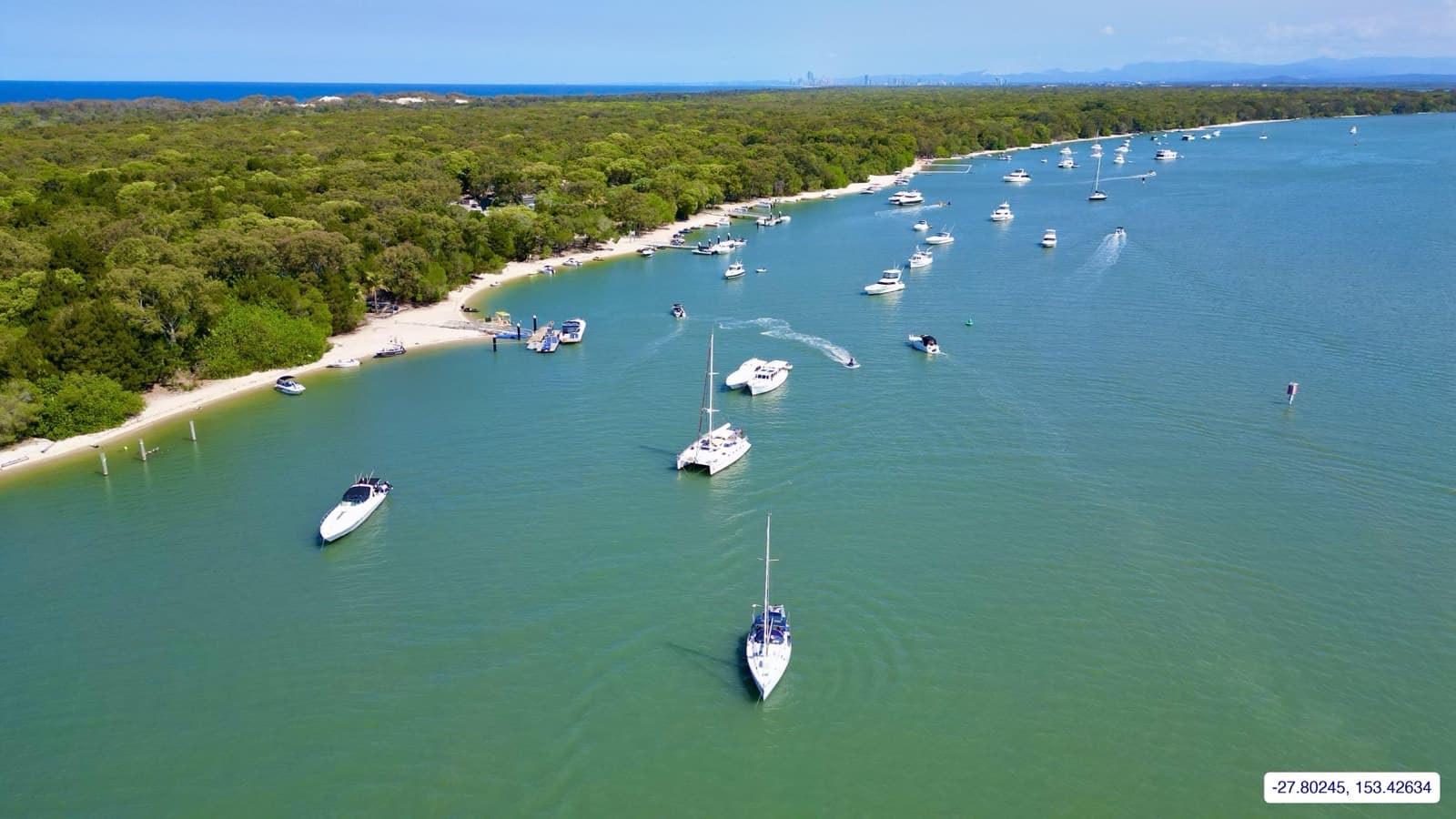 Photograph taken near South Stradbroke Island