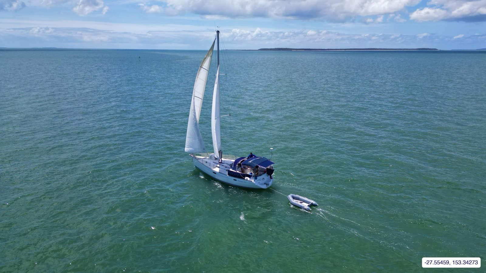 Photograph taken near Moreton Bay mainland