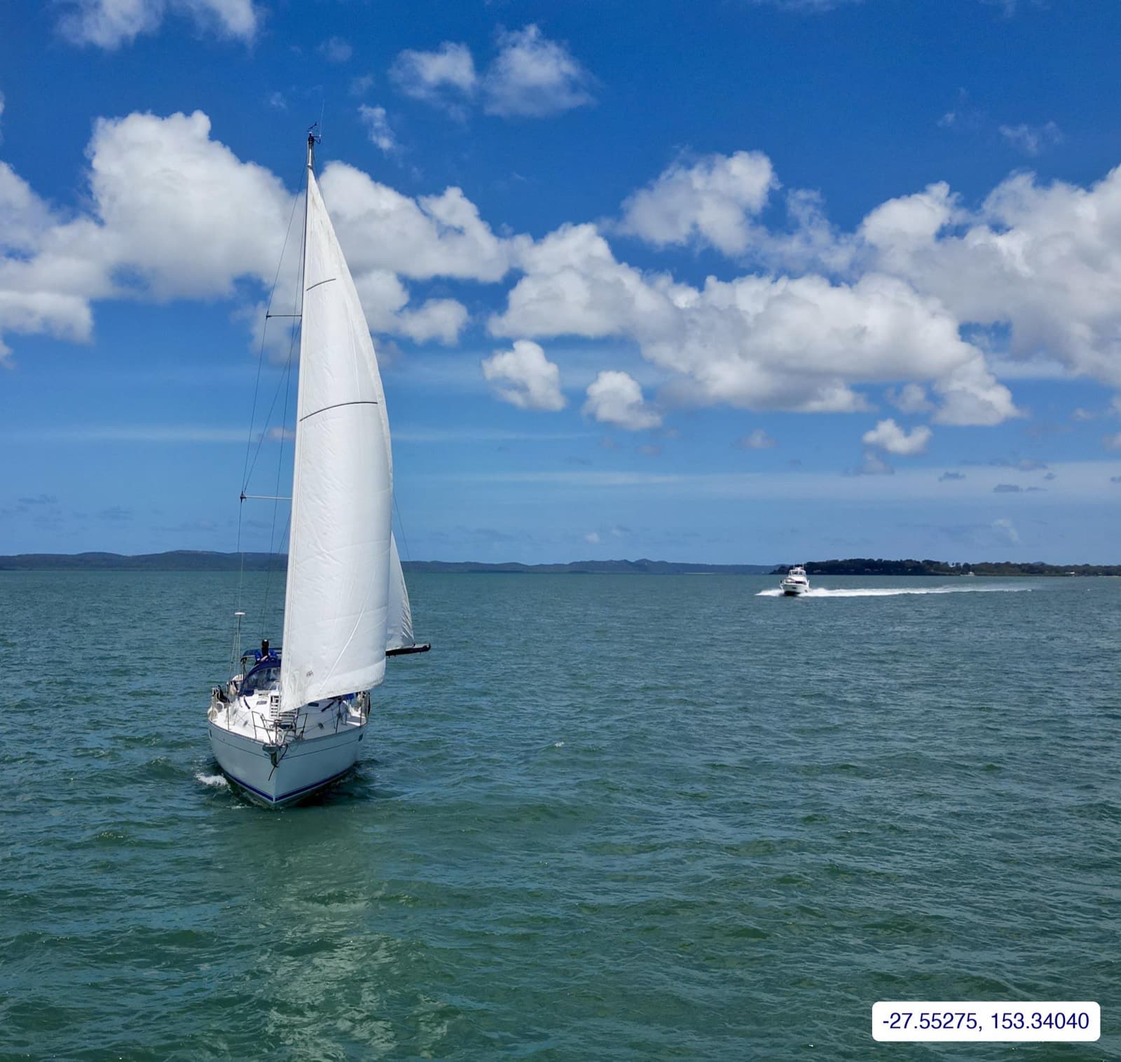 Photograph taken near Moreton Bay mainland