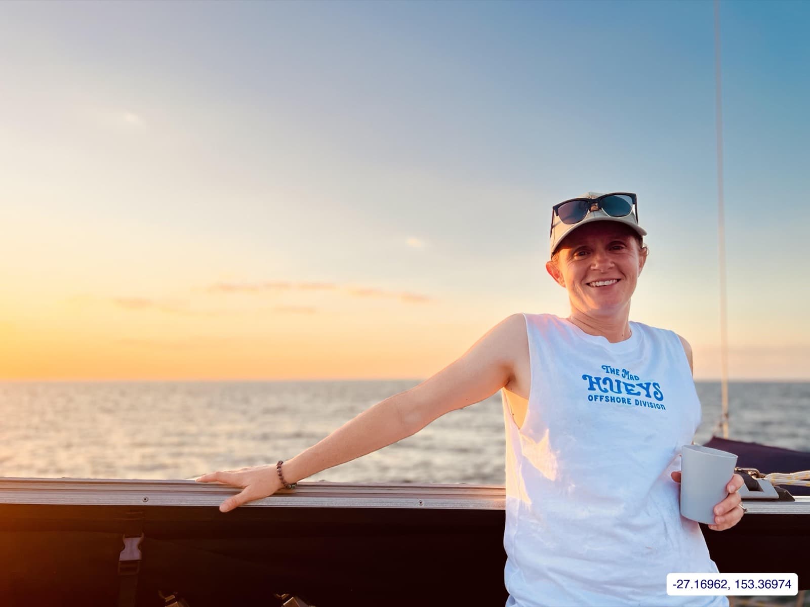 Photograph taken near Moreton Island