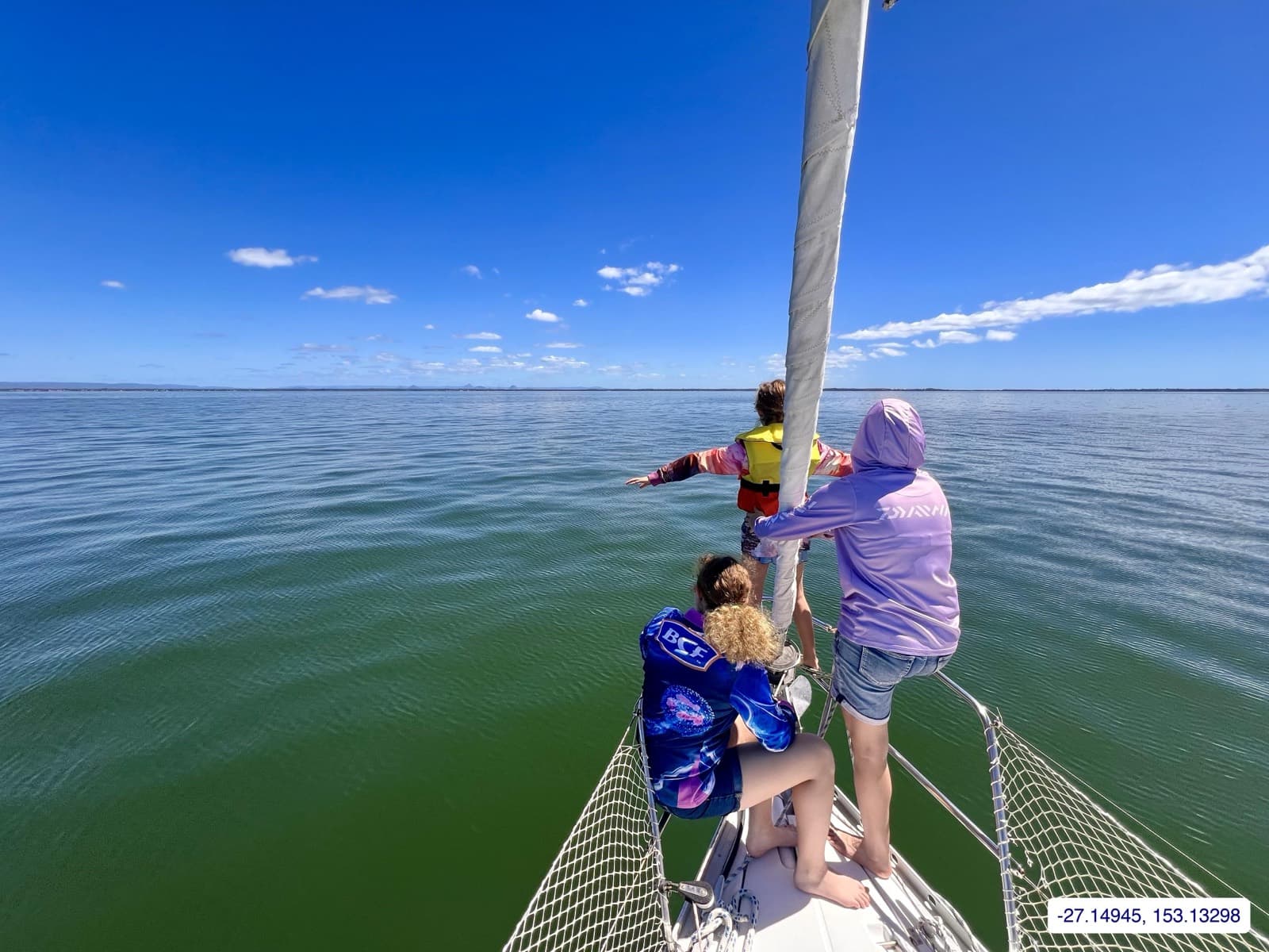 Photograph taken near Moreton Bay mainland