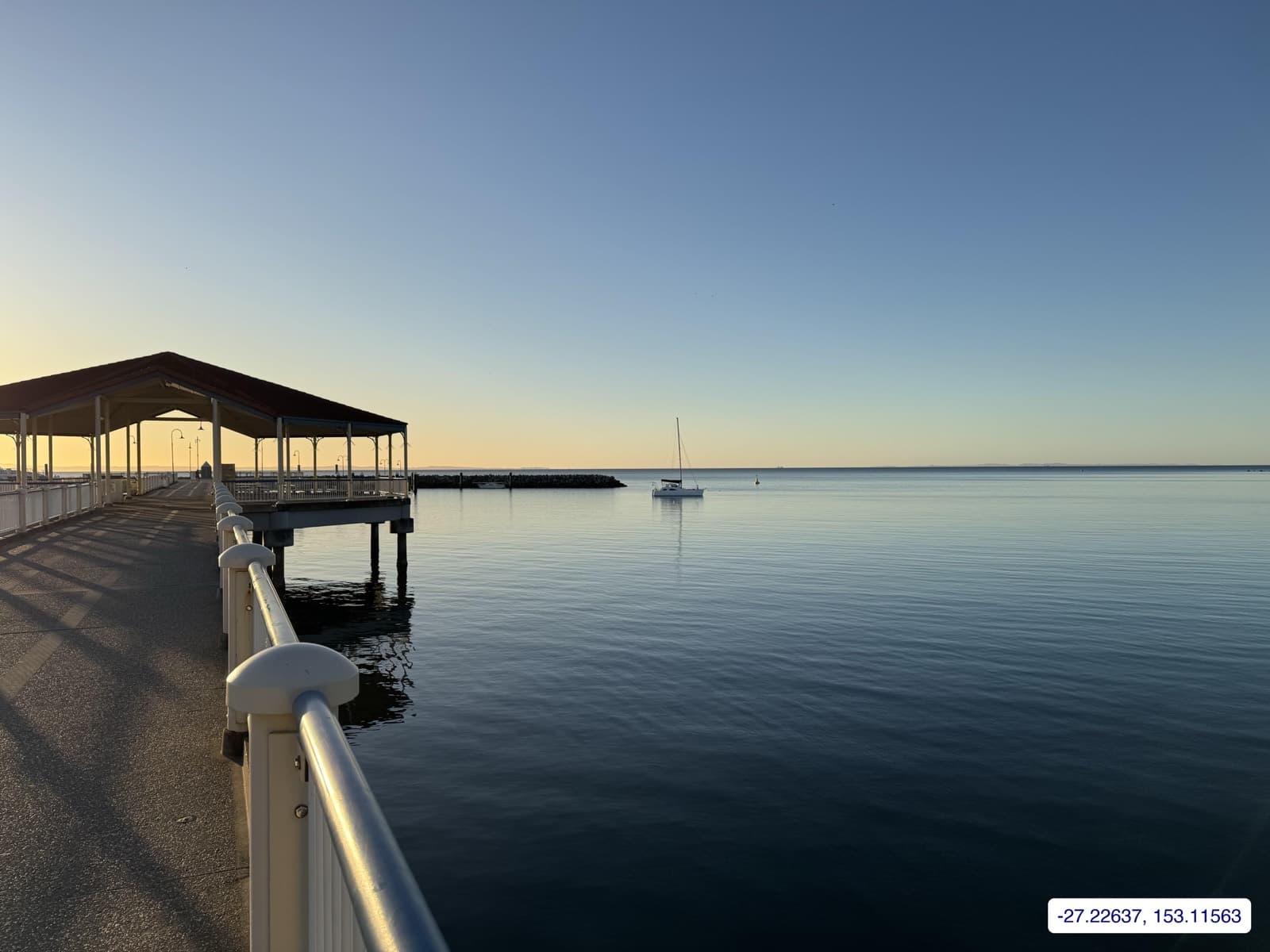 Photograph taken near Moreton Bay mainland