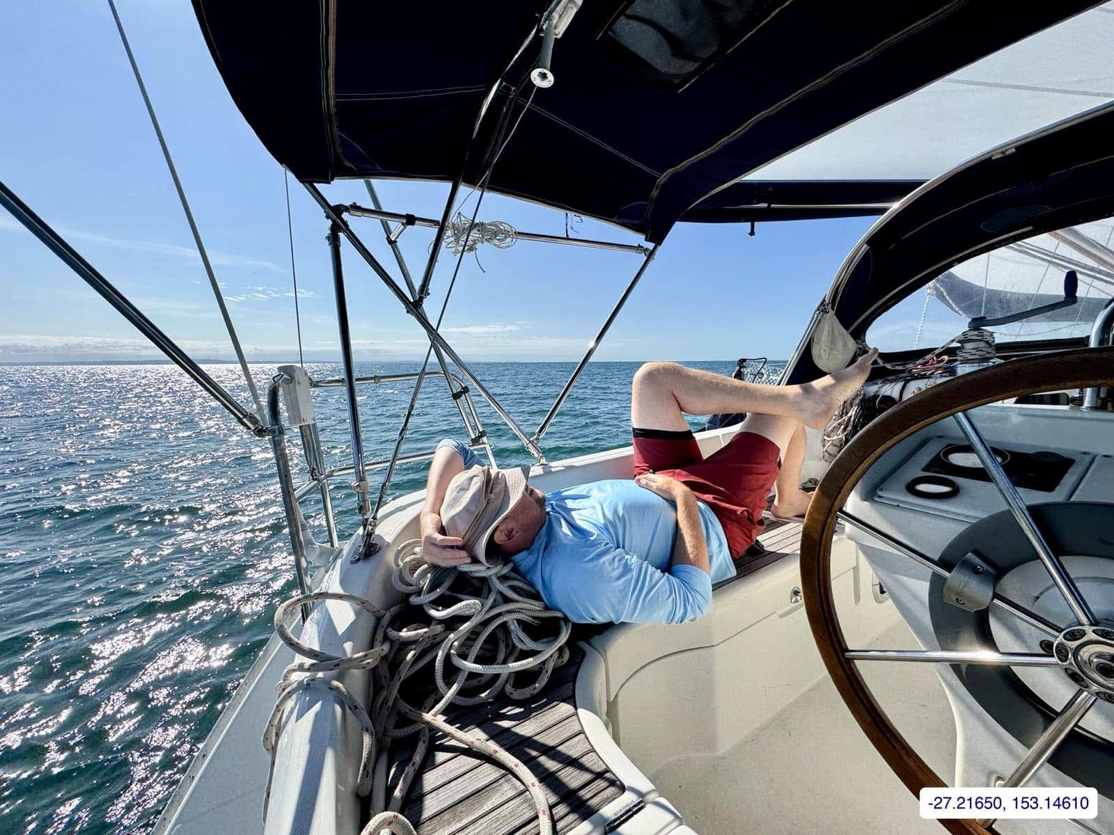 Photograph taken near Moreton Bay mainland