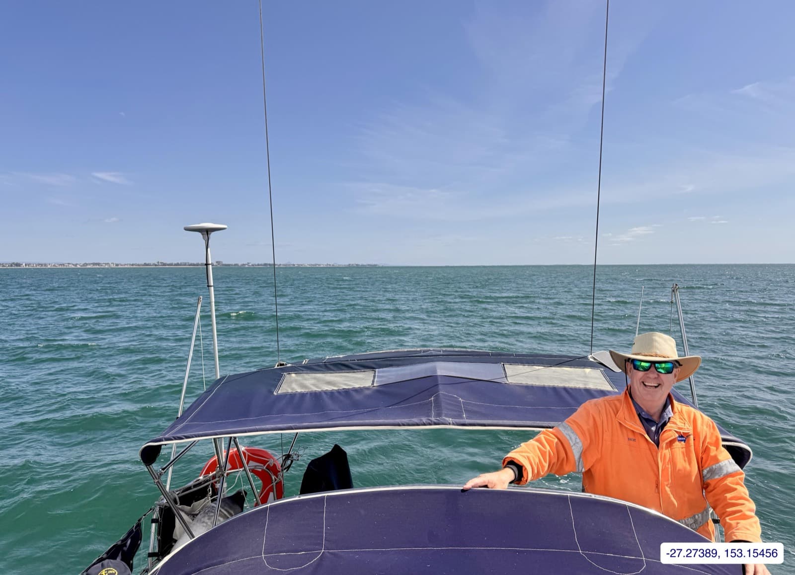 Photograph taken near Moreton Bay mainland