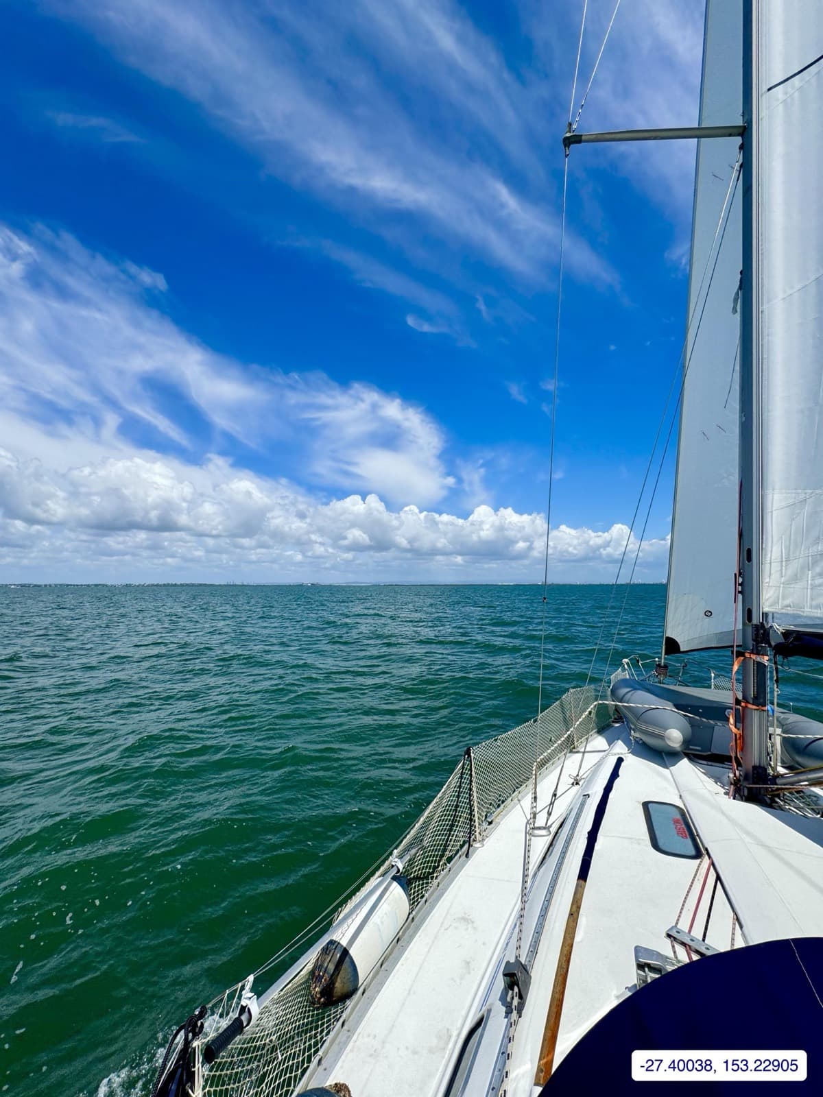 Photograph taken near Moreton Bay mainland