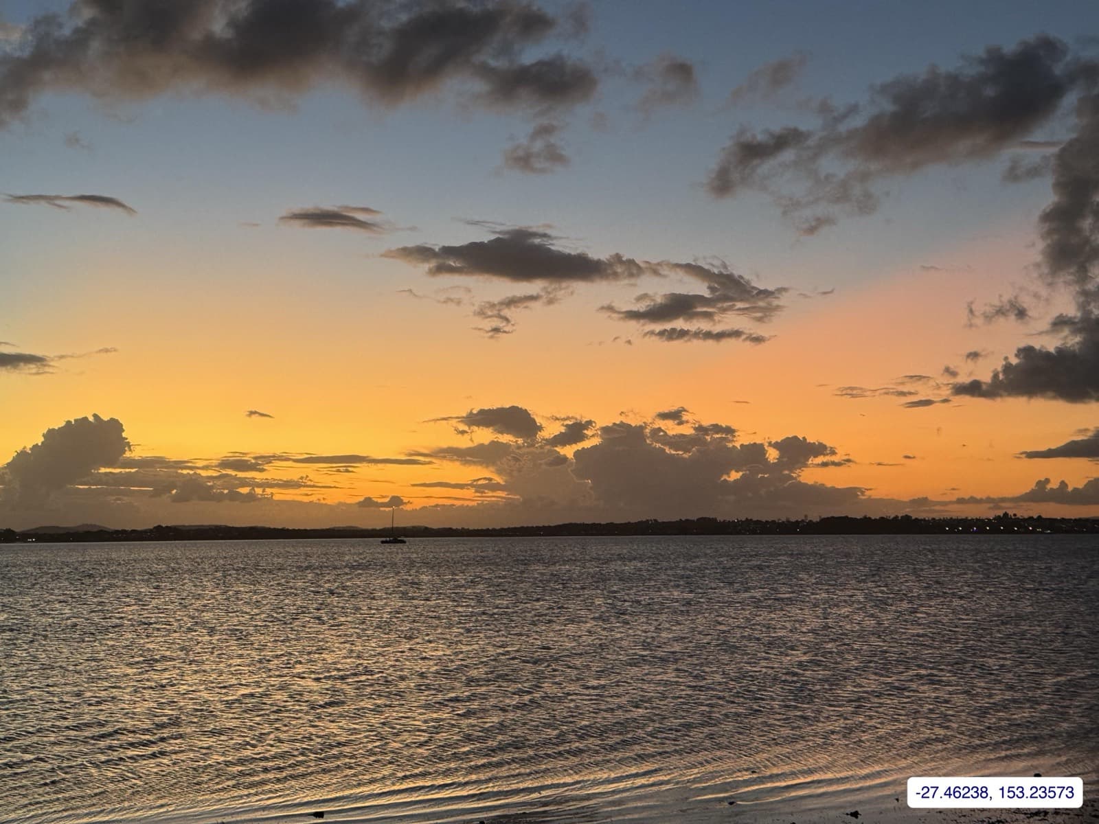 Photograph taken near Moreton Bay mainland