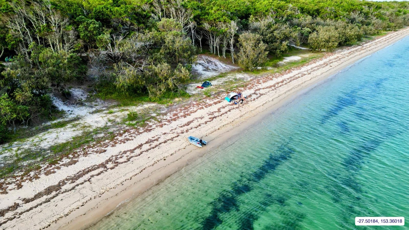 Photograph taken near Peel Island