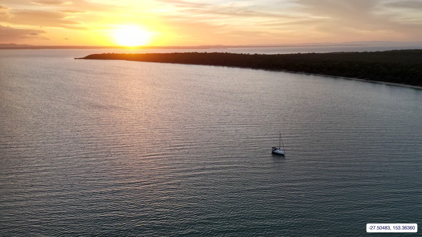 Photograph taken near Peel Island