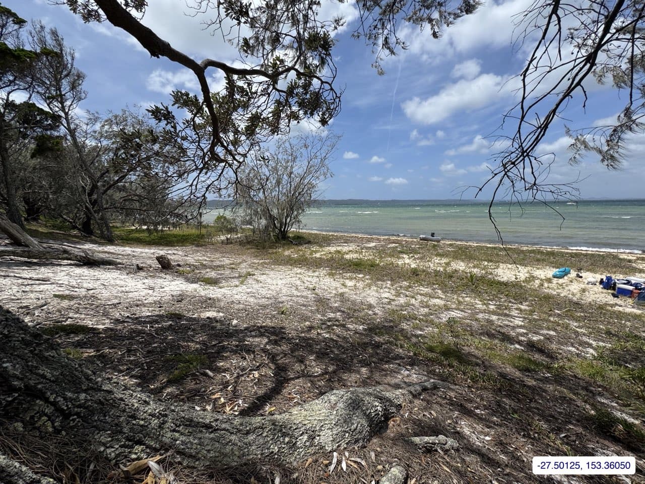 Photograph taken near Peel Island