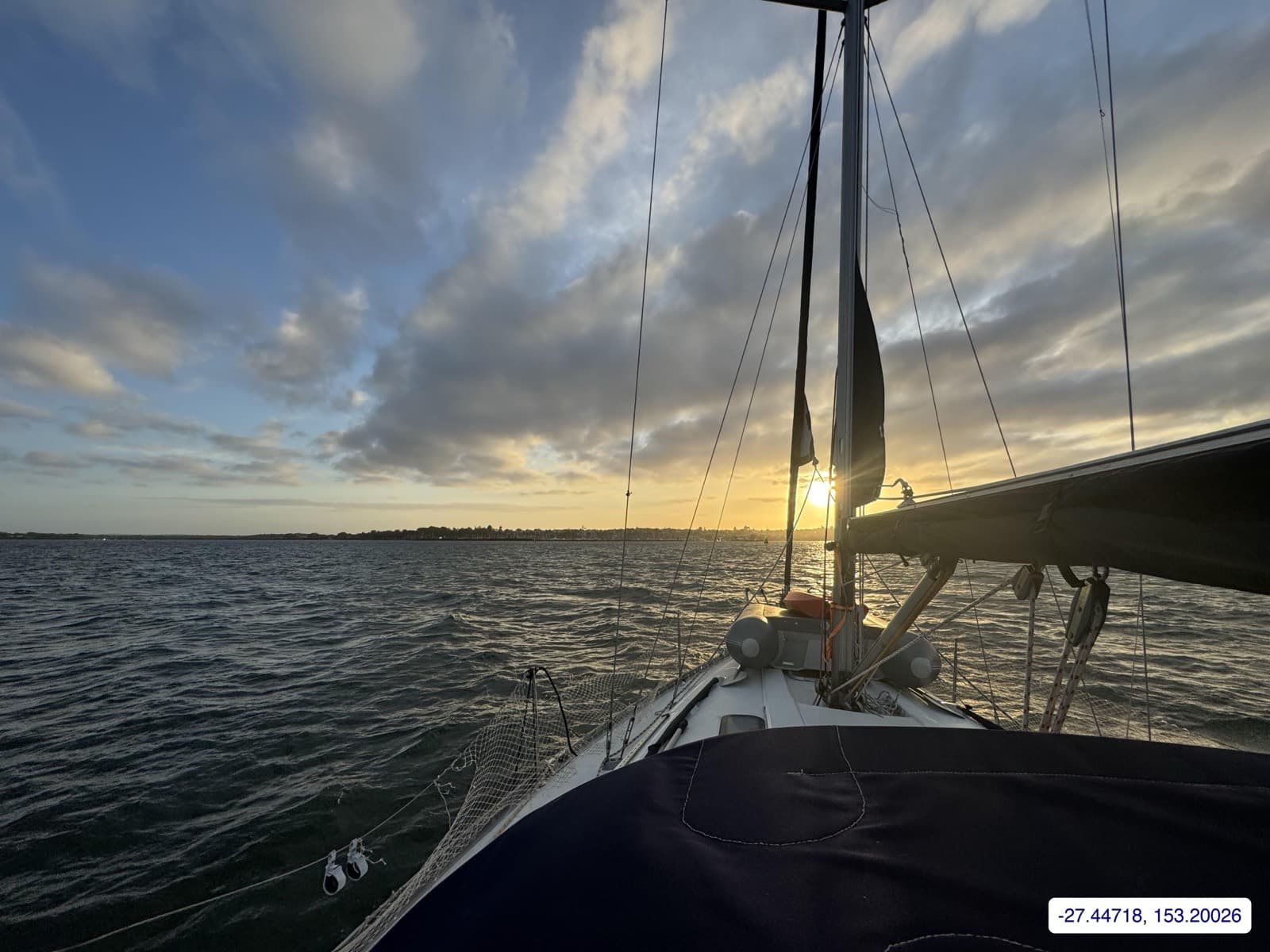 Photograph taken near Moreton Bay mainland